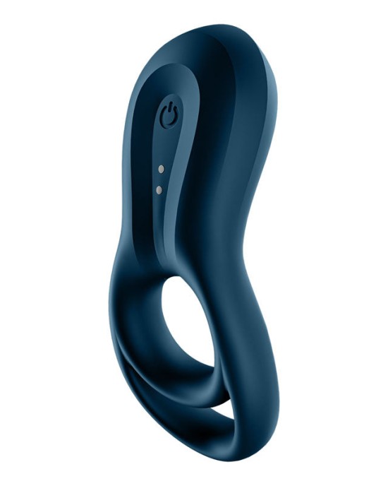 Satisfyer Epic Duo - Navy Blue - Cock & Balls Ring with App Control