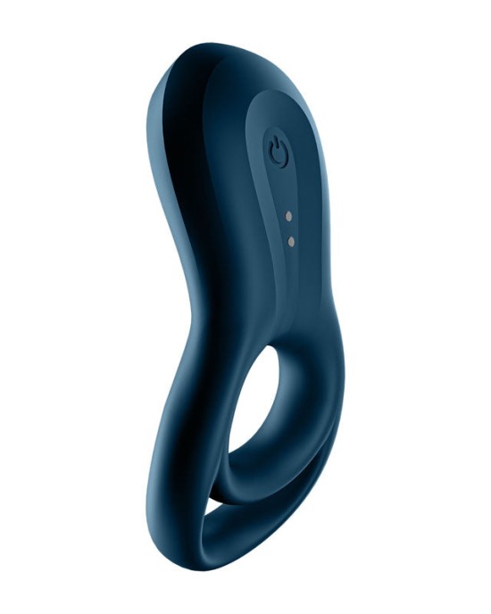 Satisfyer Epic Duo - Navy Blue - Cock & Balls Ring with App Control