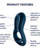 Satisfyer Epic Duo - Navy Blue - Cock & Balls Ring with App Control