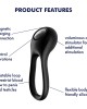 Satisfyer Majestic Duo - Black Cock Ring