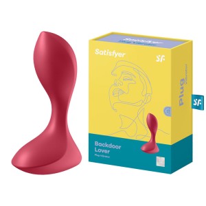 Satisfyer Backdoor Lover - Red Vibrating Butt Plug