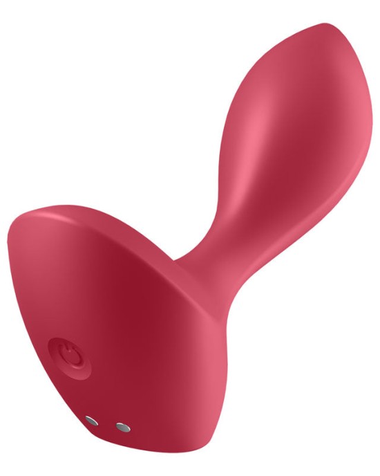 Satisfyer Backdoor Lover - Red Vibrating Butt Plug