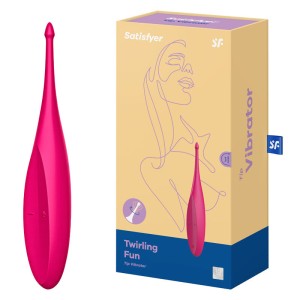 Satisfyer Twirling Fun Tip Vibrator - Pink