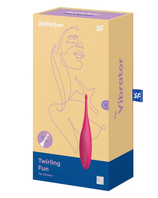 Satisfyer Twirling Fun Tip Vibrator - Pink