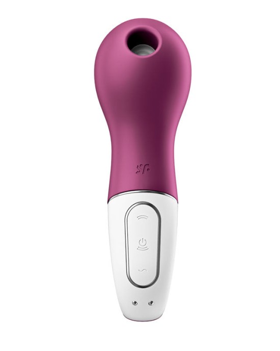 Satisfyer Lucky Libra Stimulator & Vibrator - Berry Red