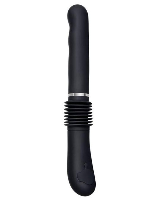 Evolved G-Force Black Thrusting Vibrator with Suction Base