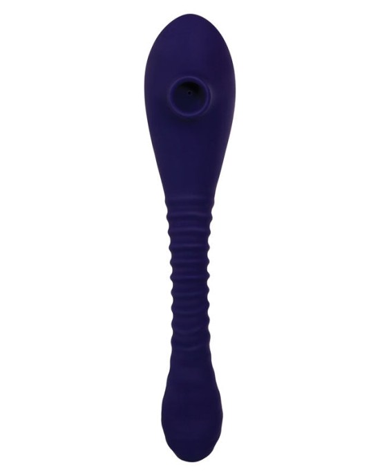 Evolved Bendable Sucker Vibrator - Blue