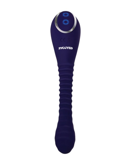 Evolved Bendable Sucker Vibrator - Blue