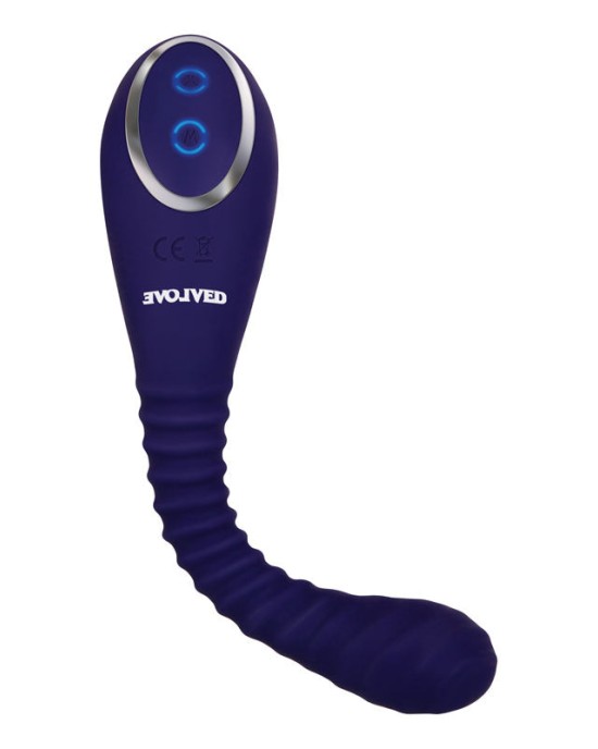 Evolved Bendable Sucker Vibrator - Blue