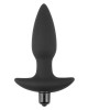 Silicone Fantasy Black 14.5cm Vibrating Anal Plug