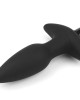 Silicone Fantasy Black 14.5cm Vibrating Anal Plug