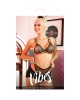 Vibes I'd Hit That Net Braletter & Panty - Black - S/M