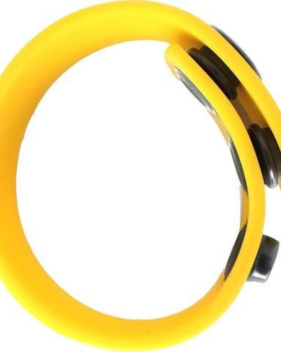 Boneyard Silicone Yellow Cock Strap