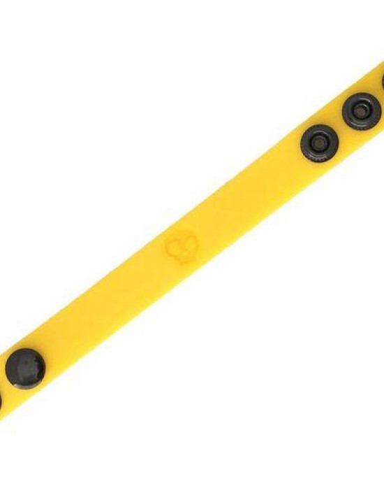 Boneyard Silicone Yellow Cock Strap