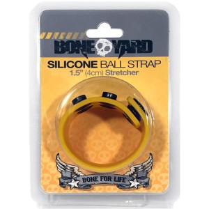 Boneyard Silicone Yellow 4cm Ball Strap