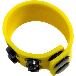 Boneyard Silicone Yellow 4cm Ball Strap