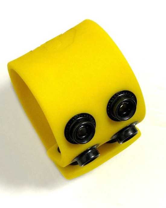 Boneyard Silicone Yellow 4cm Ball Strap