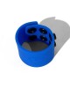 Boneyard Silicone Blue 4cm Ball Strap