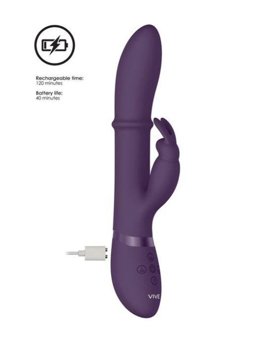 Vive Halo Rabbit Vibrator - Purple