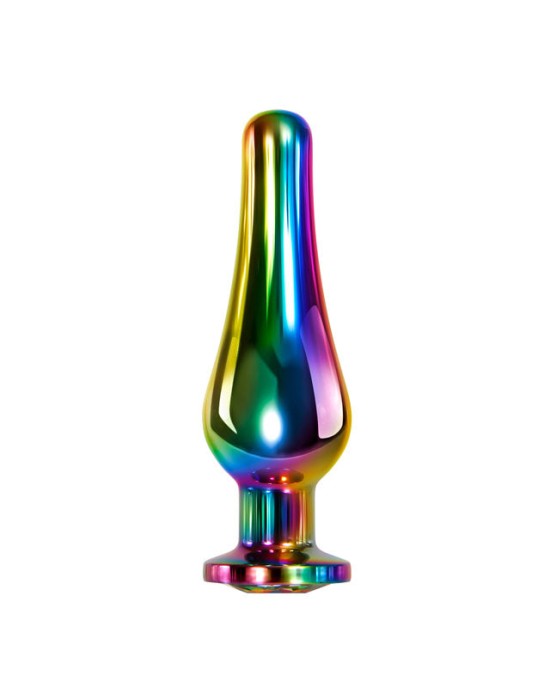 Evolved Rainbow Medium Metal Plug with Gem Base