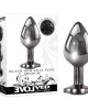 Evolved Black Gem Medium Metallic Anal Plug