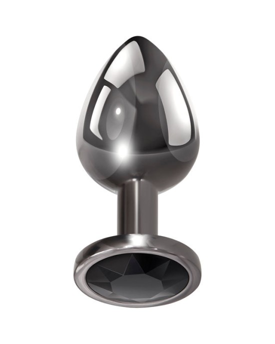 Evolved Black Gem Medium Metallic Anal Plug