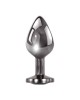 Evolved Black Gem Medium Metallic Anal Plug