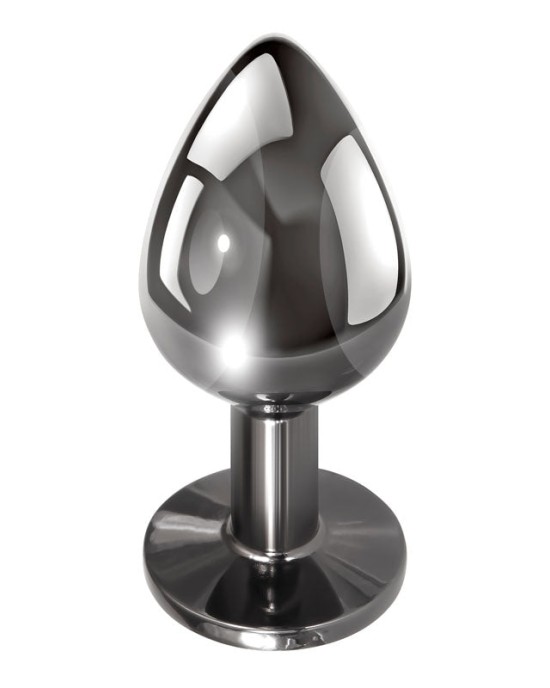 Evolved Black Gem Medium Metallic Anal Plug