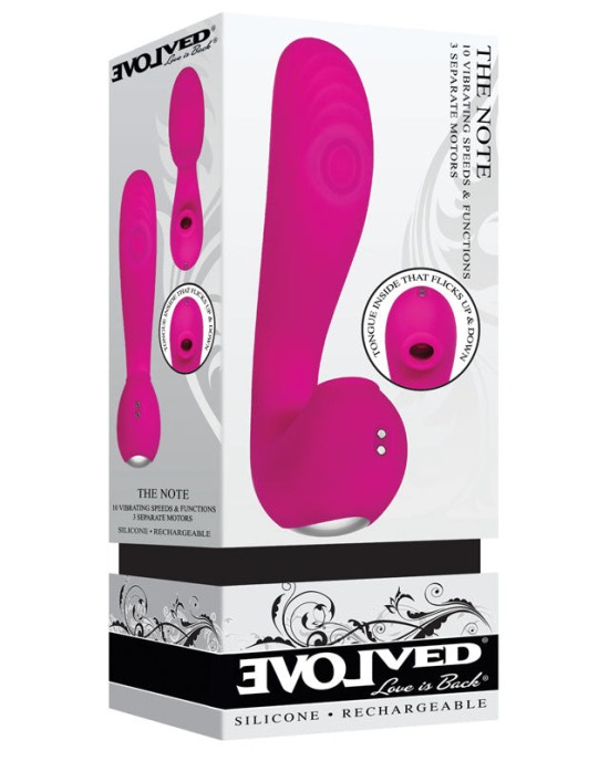 Evolved The Note - G Flicking Clit Stim Vibrator