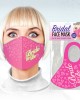 Bride-To-Be Glow Pink Face Mask