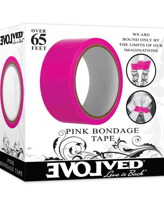 Evolved Pink Bondage Tape - 20mtrs