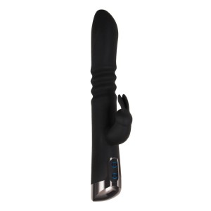 Evolved Rapid Thrusting Rabbit Vibrator - Black