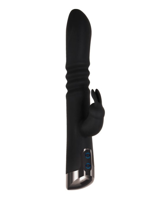 Evolved Rapid Thrusting Rabbit Vibrator - Black