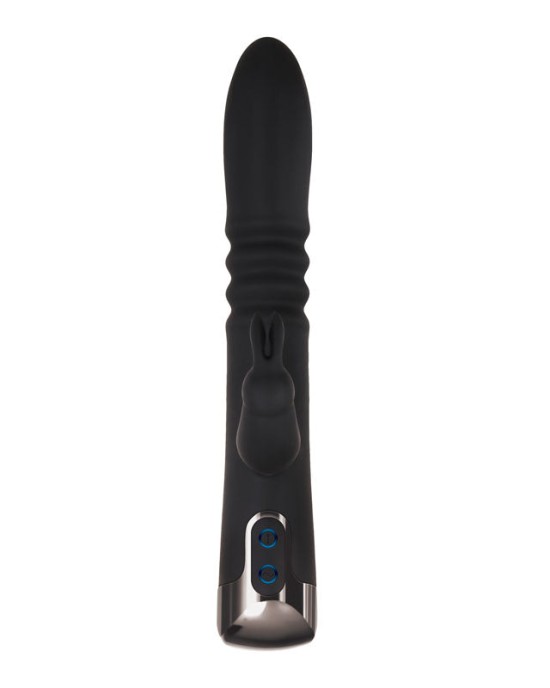 Evolved Rapid Thrusting Rabbit Vibrator - Black