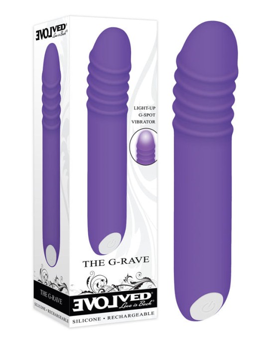 Evolved The G-Rave Purple Vibrator