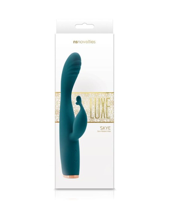 Luxe Skye Rabbit Vibrator - Green