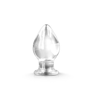 Renegade Clear Glass Knight Butt Plug