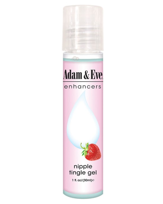 Adam & Eve Nipple Tingle Gel - Strawberry Flavoured 30ml