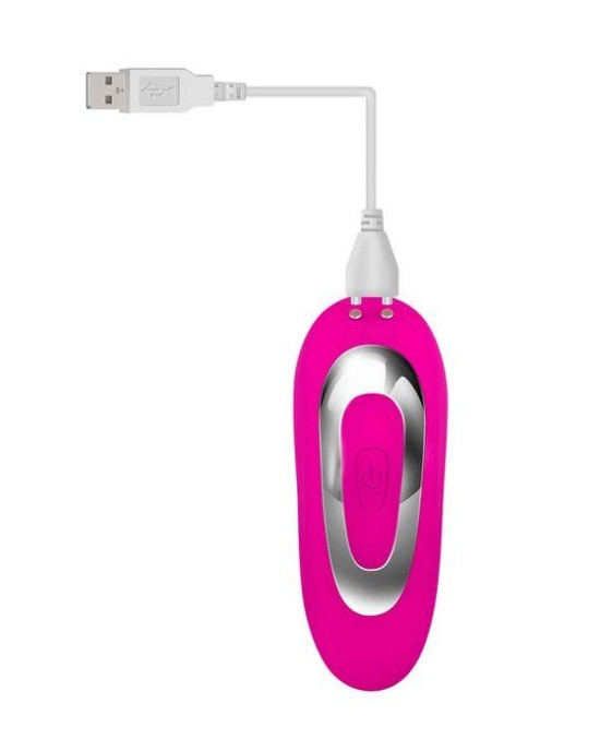 Adam & Eve Dual Entry Vibe with Remote Control - Pink