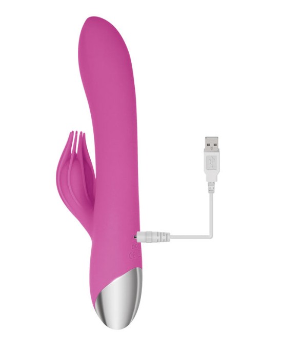 Adam & Eve Clit Tickling Rabbit Vibrator - Pink