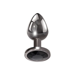 Evolved Black Gem Small Metallic Anal Plug