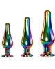 Evolved Rainbow Metal Plug with Gem Set - Set of 3 Sizes