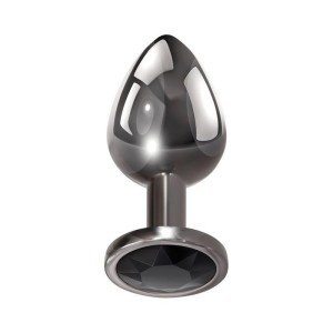 Evolved Metallic Large Anal Plug with Black Gem