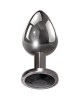 Evolved Metallic Large Anal Plug with Black Gem