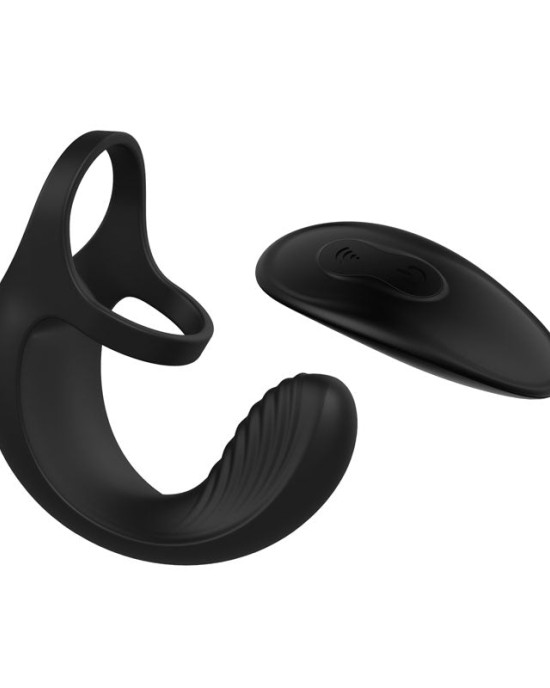 Zero Tolerance Vibrating Ball Cradle Cock Ring - Black