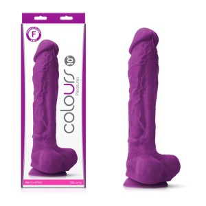 Colours Pleasures 10 Inch Dong - Purple