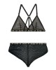 Vibes Boss AF Bralette & Retro Short - Black - S/M