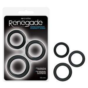 Renegade Diversity Black Cock Rings