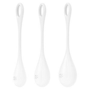 Satisfyer Yoni 1 - White Kegel Balls Training Set