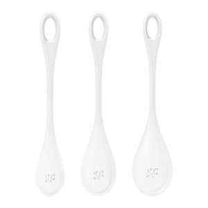 Satisfyer Yoni 1 - White Kegel Balls Training Set